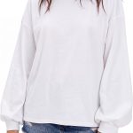 Women Lantern Long Sleeve Oversized Top