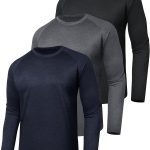 Men Active Stretch Long Sleeve Athletic Shirt