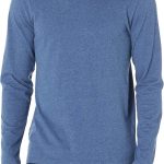 Men Lightweight Long Sleeve Crew T Shirt